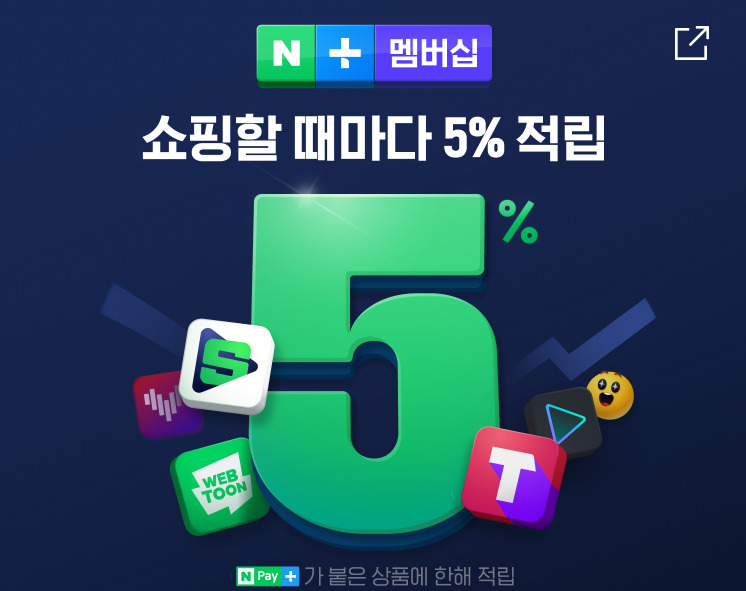 [네이버플러스 멤버십 소개 화면 캡처]