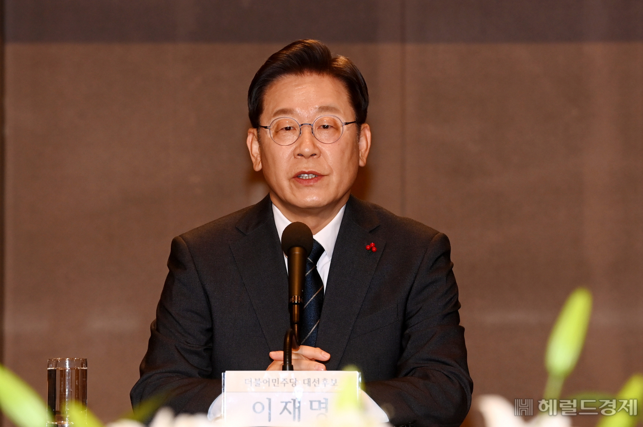 이재명 더불어민주당 대선후보 [이상섭 기자]