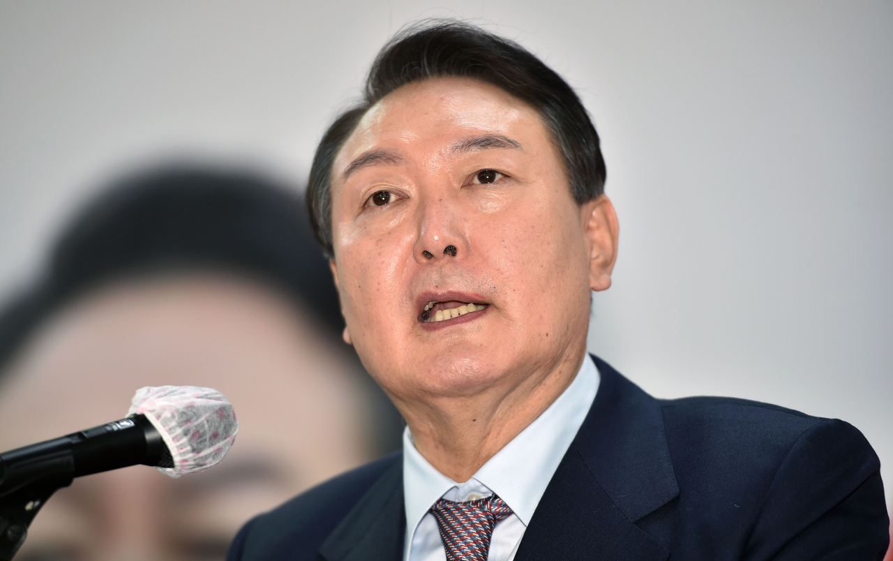 윤석열 국민의힘 대선 후보. [연합]