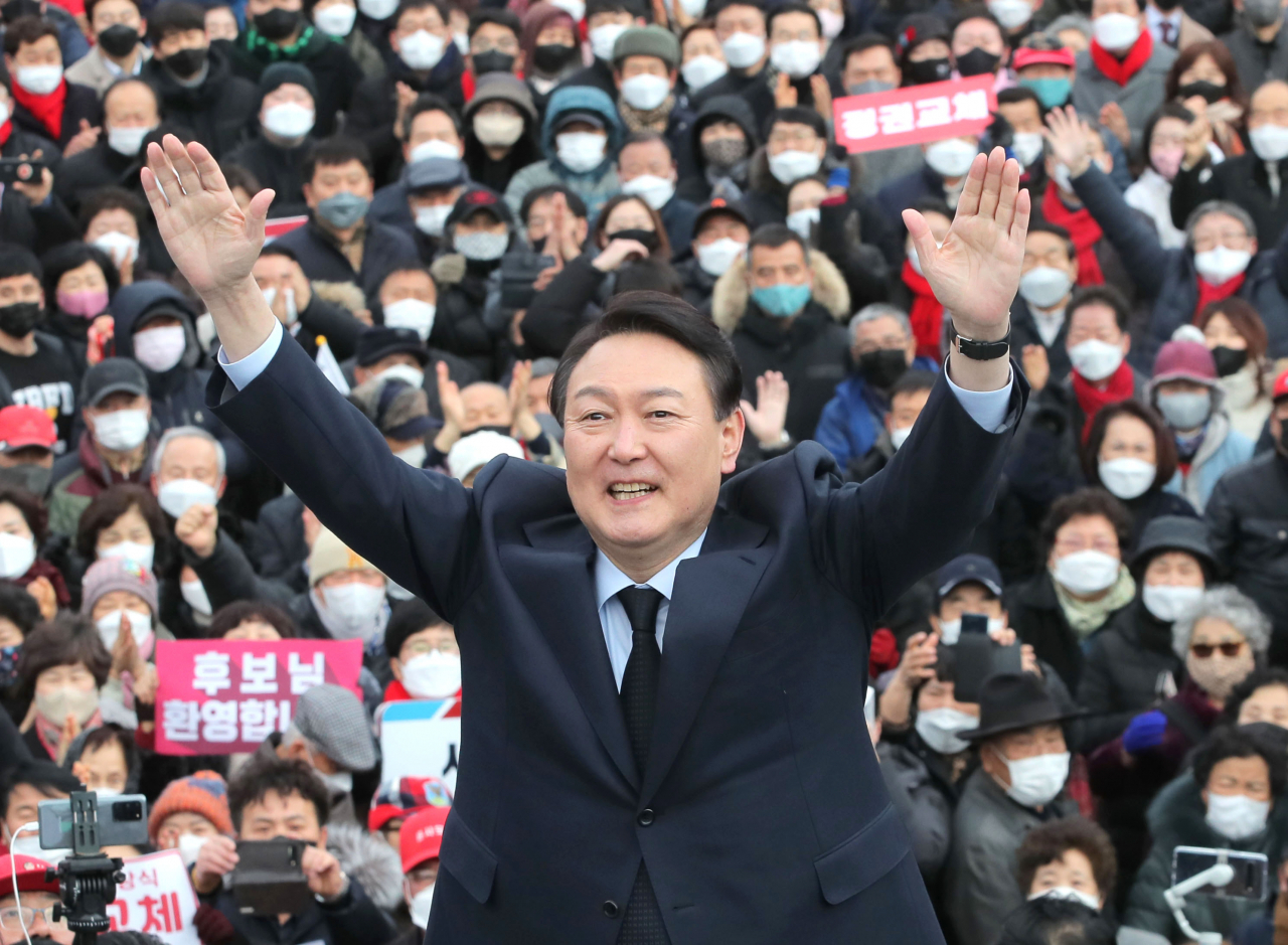 윤석열 국민의힘 대선후보. [연합]