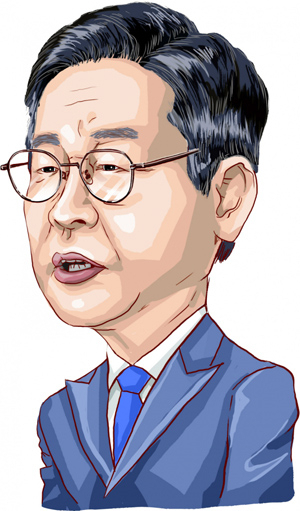 이재명 더불어민주당 후보 일러스트:박지영
