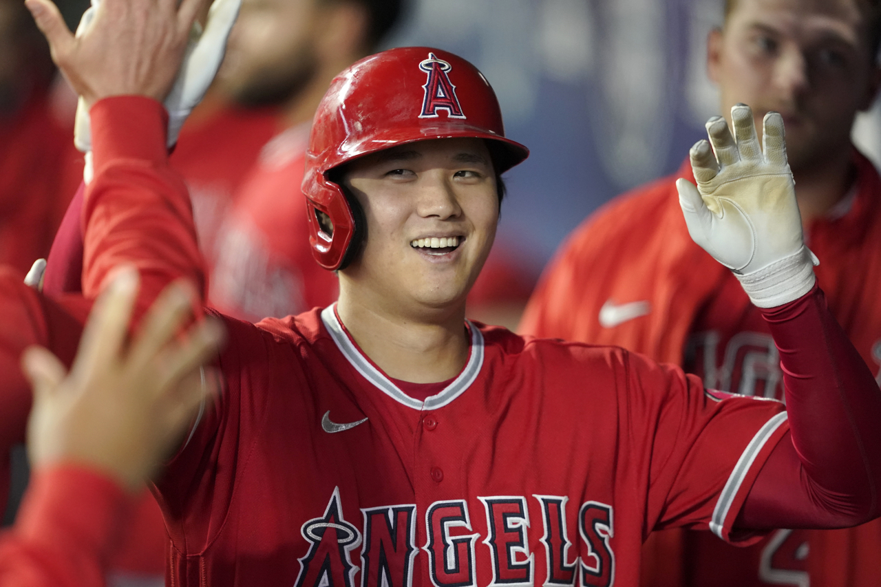 미국 스포팅뉴스가 선정한 ‘올해의 선수’ 오타니 쇼헤이. [AP]