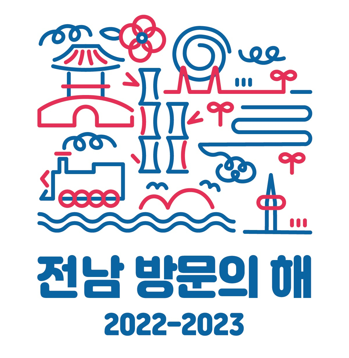 전남방문의 해 공식 엠블렘