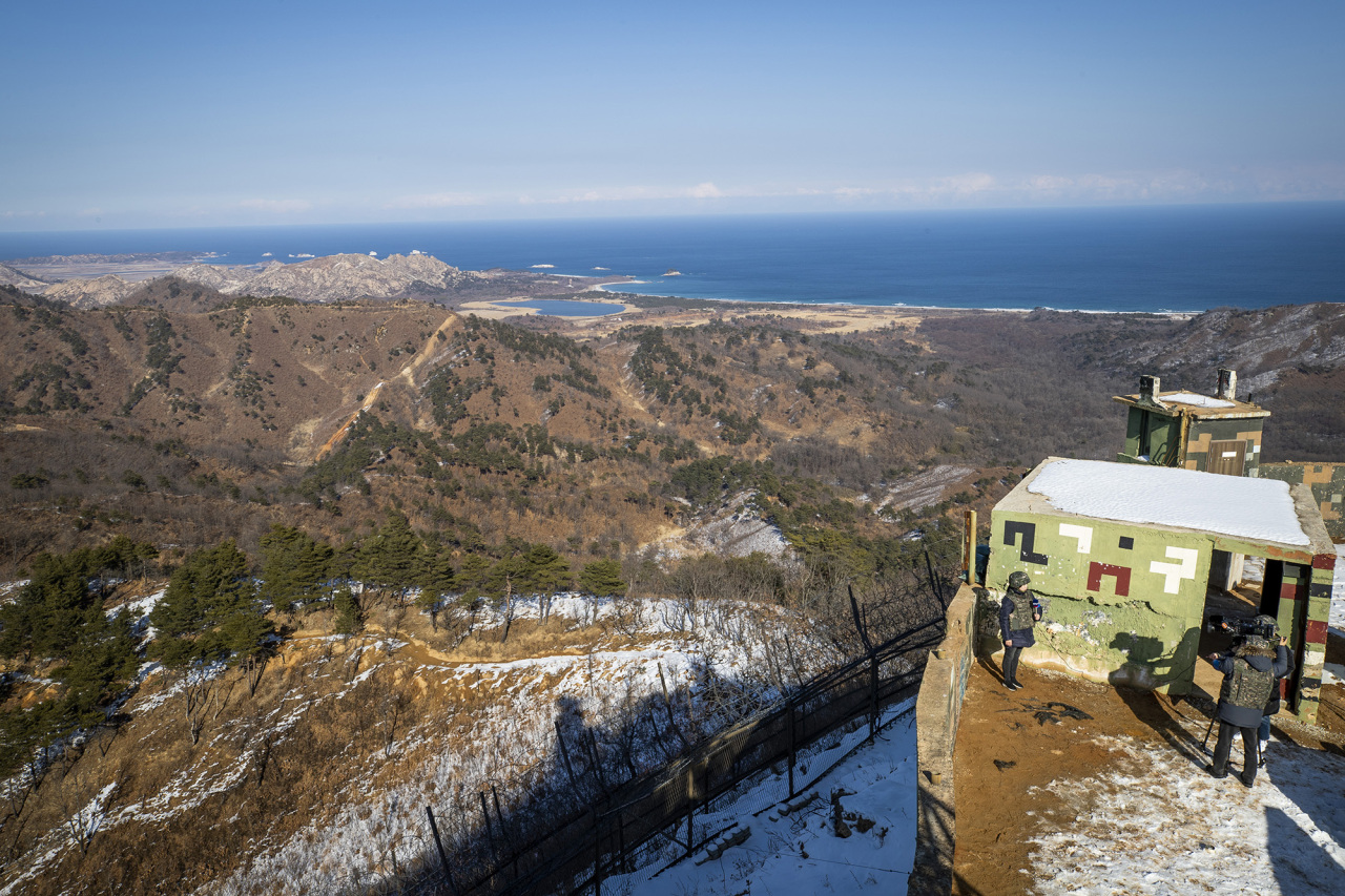 Goseong guard post in the demilitarized zone (Yonhap)