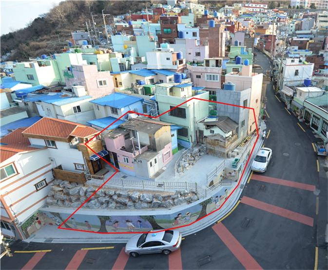 부산 아미동 비석마을 전경. [부산시 제공]