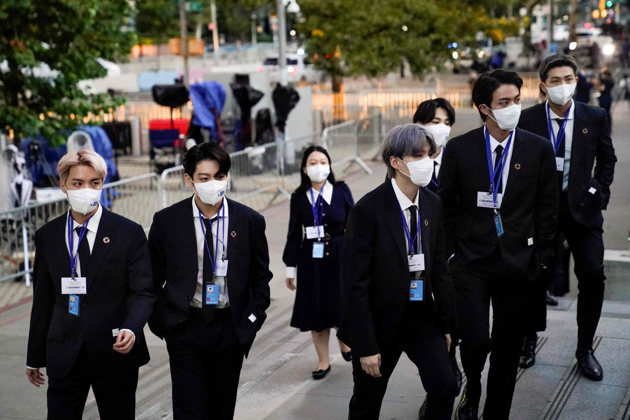 그룹 방탄소년단(BTS). [AFP]