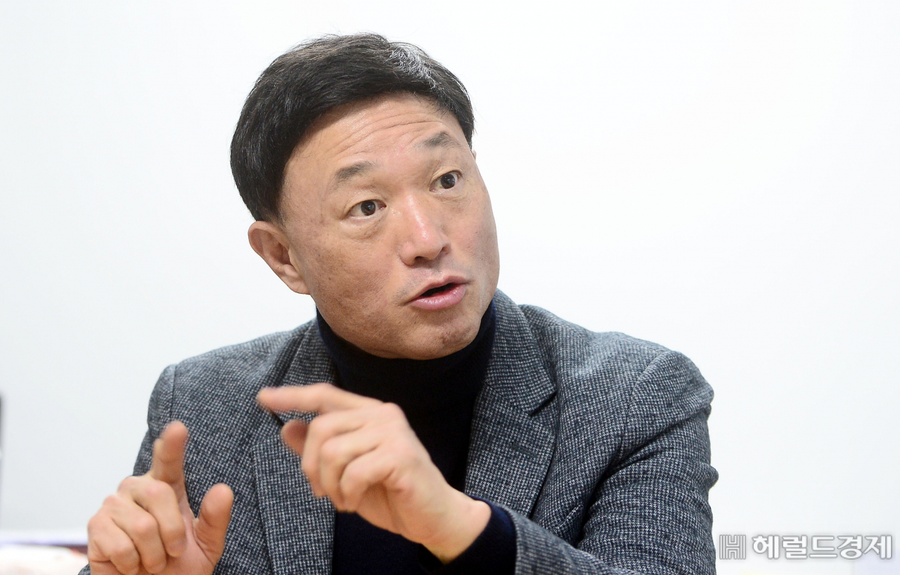 더불어민주당 선거대책위 홍보소통본부장인 김영희 PD. 이상섭 기자