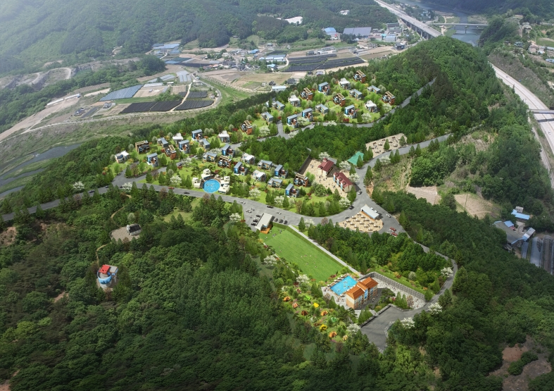 홍천 리빙웰타운 조감도 [리빙웰타운 제공]