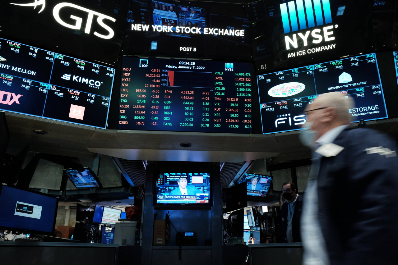 뉴욕증권거래소(NYSE) 내부 모습. [AFP]