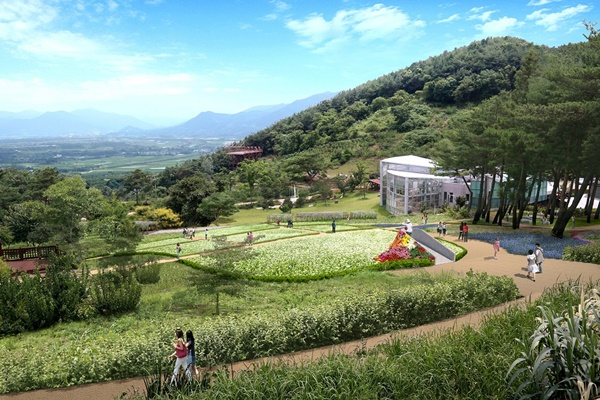 구례 지리산정원 조감도.