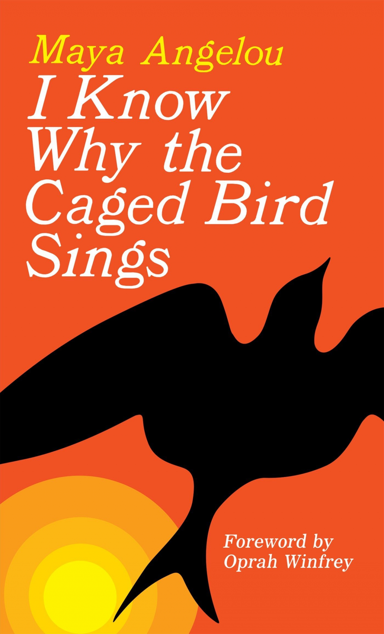 마야 안젤루의 저서 '새장에 갇힌 새가 왜 노래하는지 나는 아네(I Know Why the Caged Bird Sings)'의 표지.