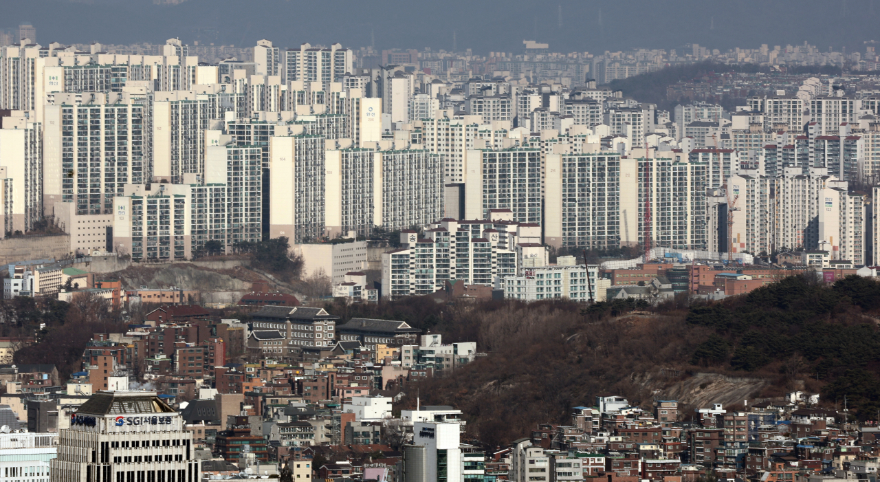 서울의 아파트 모습. [연합]