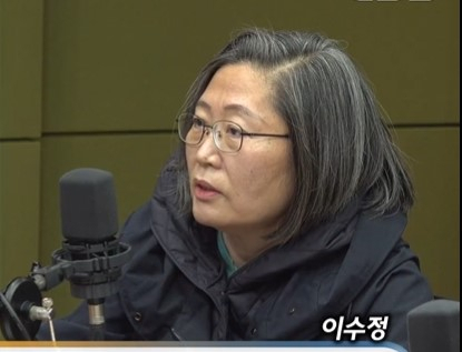 CBS 한판승부에 출연한 이수정 교수. [한판승부 유튜브 캡쳐]