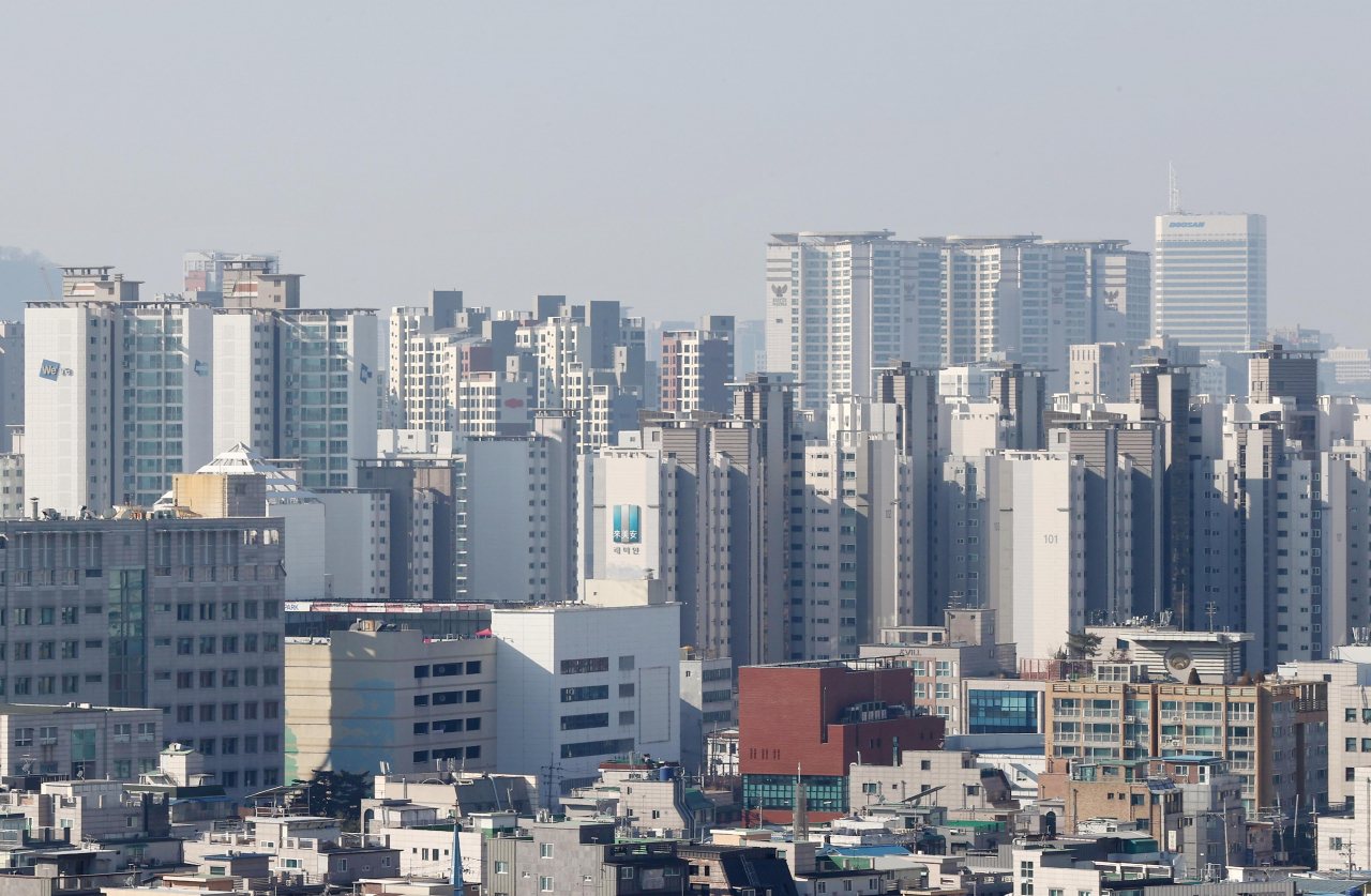 서울 아파트의 모습. [연합]