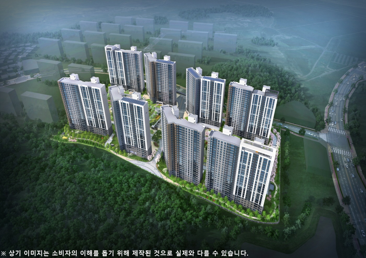 호반써밋 화성 비봉지구 B-2블록 조감도 [호반건설 제공]