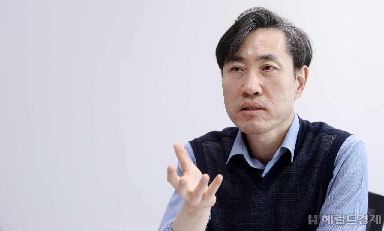 지난 20일 오후 서울 여의도 국회 의원회관에서 하태경 국민의힘 선거대책본부 게임특위위원장이 본지와 인터뷰를 하고 있다. 이상섭 기자