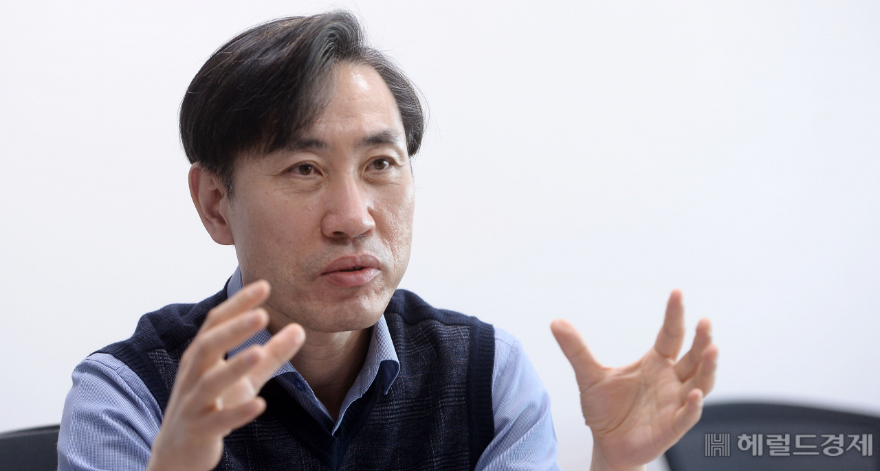 20일 오후 서울 여의도 국회 의원회관에서 하태경 국민의힘 선거대책본부 게임특위위원장이 본지와 인터뷰를 하고 있다. 이상섭 기자
