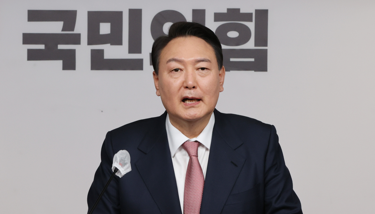 윤석열 국민의힘 대선후보. [헤럴드경제=이상섭 기자]