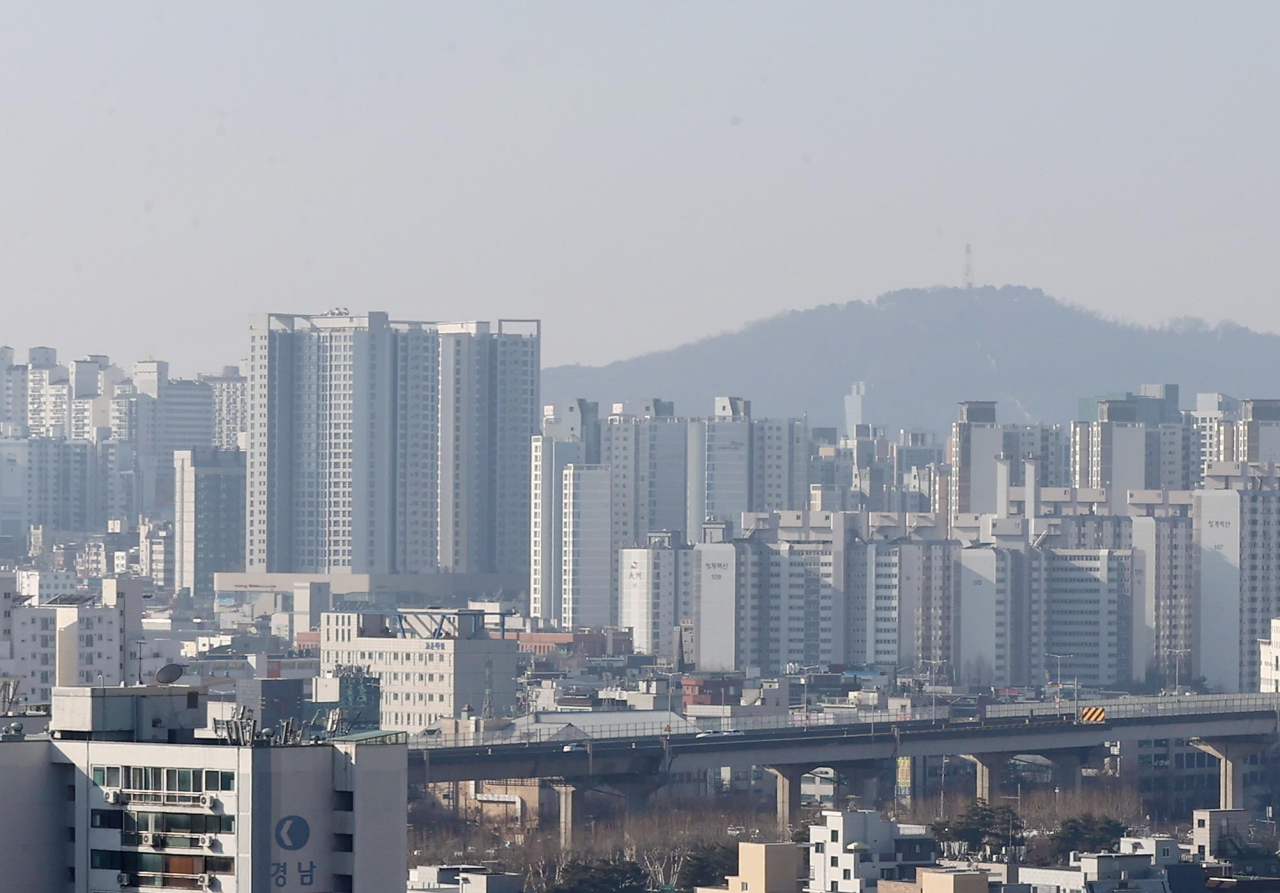 서울 아파트의 모습. [연합]