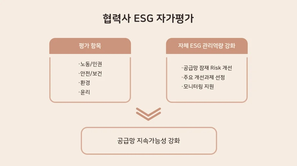 협력사 ESG 자가평가 개요. [SK하이닉스 제공]