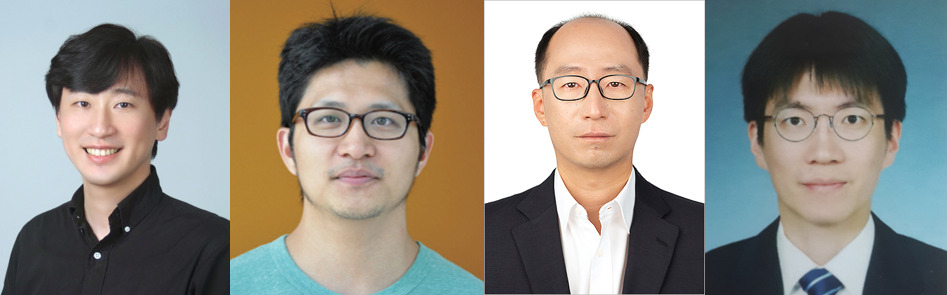 왼쪽부터 이성배, 서진수, 이병훈, 이영삼 교수.[DGIST 제공]