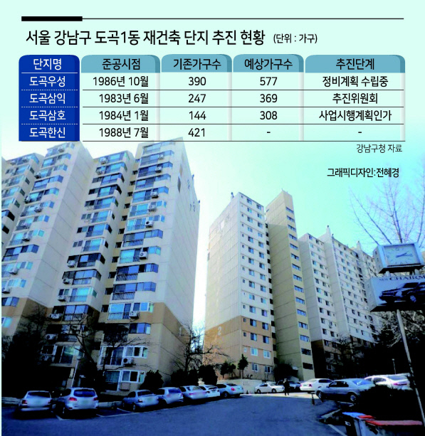 서울 강남구 도곡1동 도곡우성아파트의 모습. [카카오맵 캡처]
