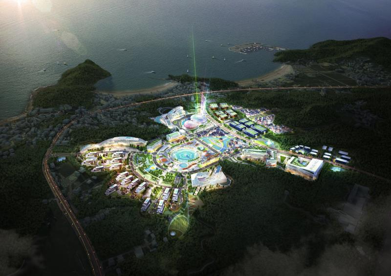 인천 을왕산 아이퍼스 힐(IFUS HILL) 복합영상산업단지 조감도