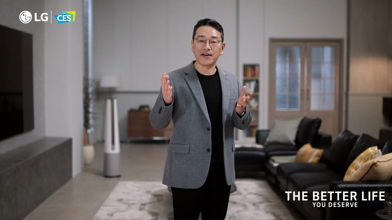 조주완 LG전자 CEO 사장 모습[LG전자 제공]