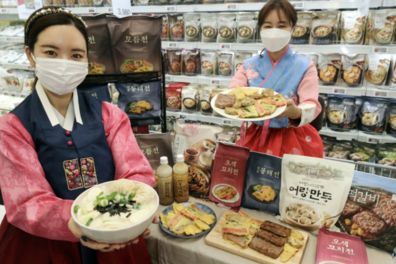 이마트 PB 상품인 ‘피코크 제수음식’. [이마트]