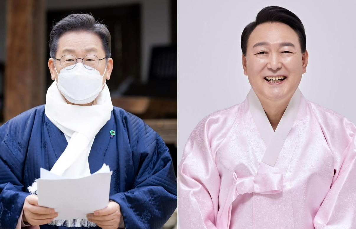 더불어민주당 이재명 대선 후보(왼쪽)과 국민의힘 윤석열 대선 후보 [연합]