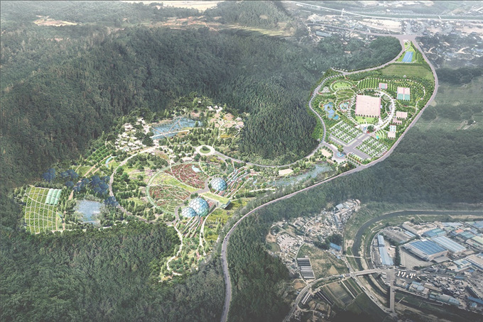 해운대수목원 조감도 [부산시 제공]