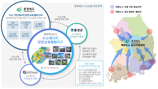 충북도 ㅜ소산업 육성전략 개념도