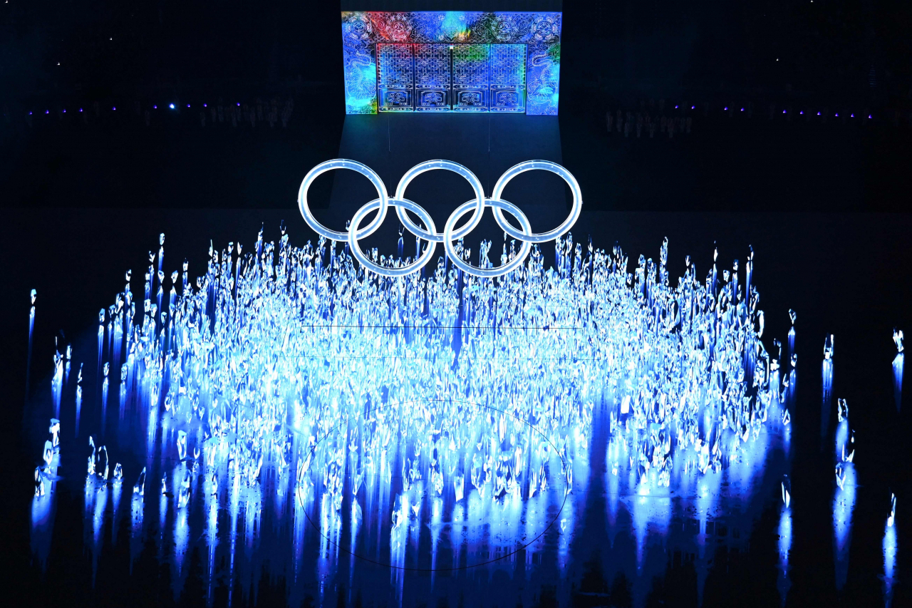 2022 베이징 동계올림픽 개회식 모습 [AFP]