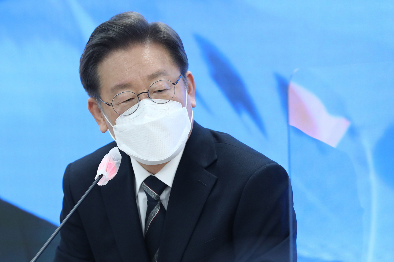 이재명 더불어민주당 대선후보. [연합]