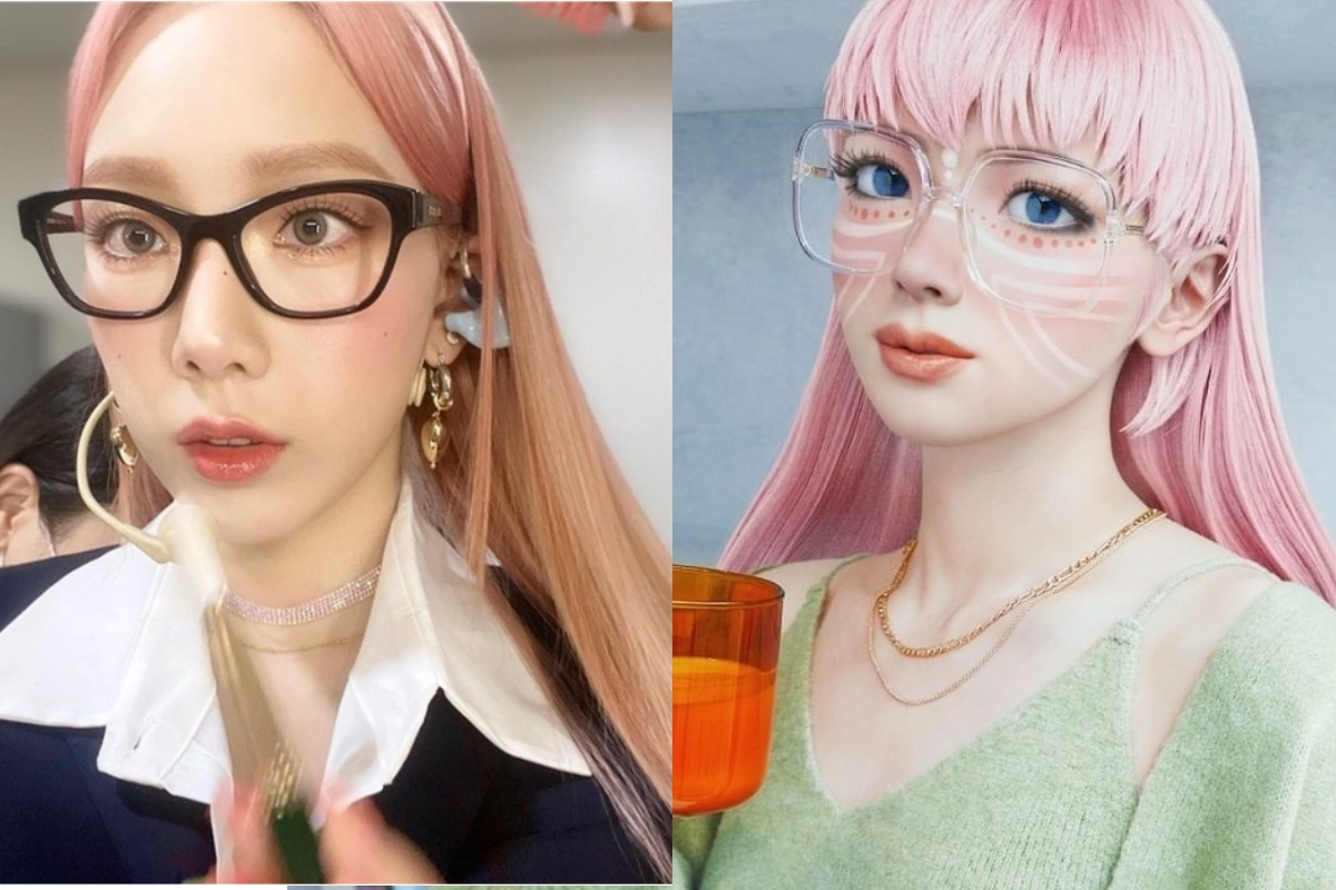 ‘소녀시대’ 태연(왼쪽)과 애니메이션 영화 '용과 주근깨 공주' 등장인물 ‘벨’의 가상인간. [태연 인스타그램·벨 인스타그램 캡처]