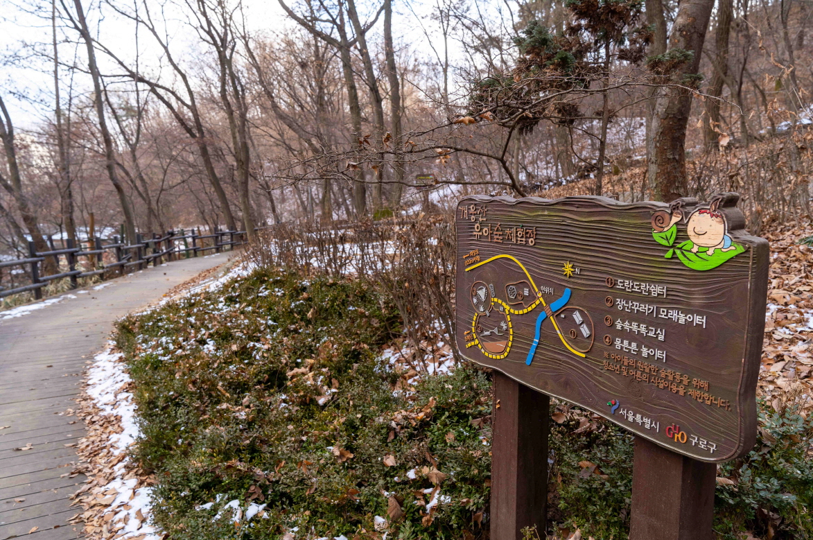 서울 구로구가 개웅산·잣절공원·능골산 유아숲체험원 3곳을 3월 개장한다. 사진은 개웅산 유아숲체험원 모습. [구로구 제공]