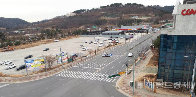 순천농협이 매입한 신대지구 준공업지역 부지. /박대성 기자.