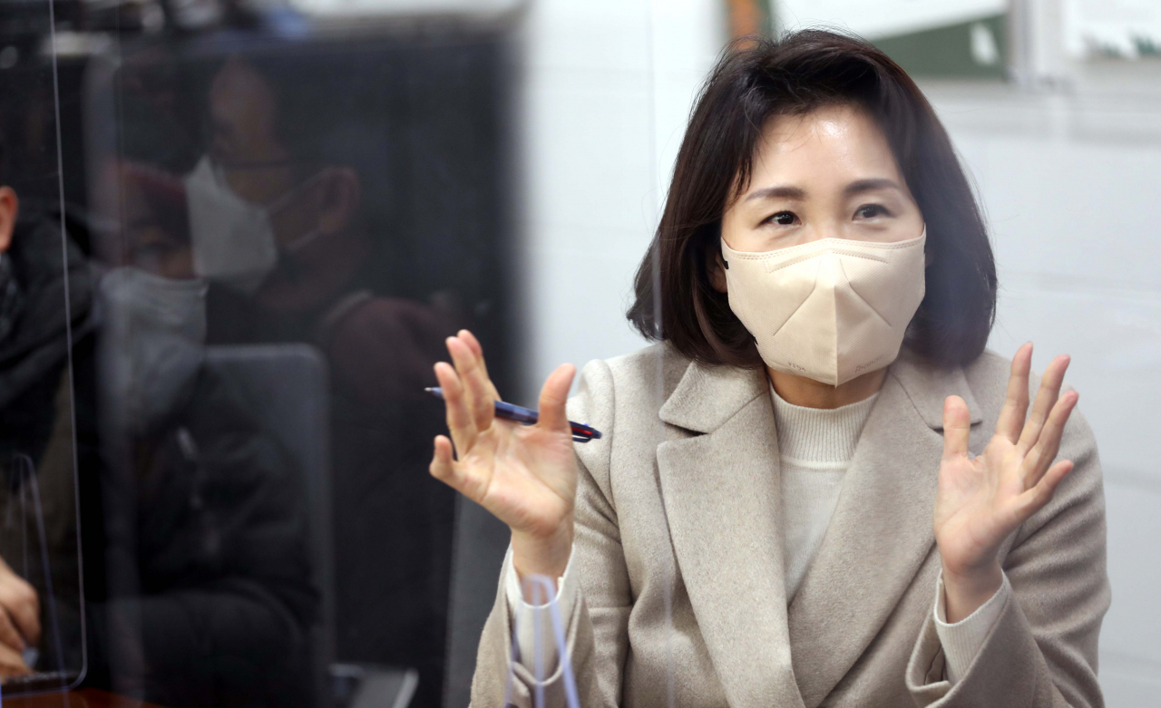 더불어민주당 이재명 대선후보 부인 김혜경 씨 [연합]