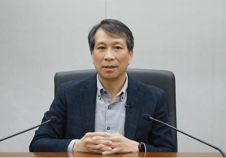 김형섭 삼성전자 부사장(반도체연구소장) 모습[세미콘코리아 2022 캡처]