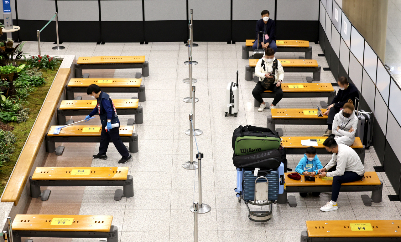 인천국제공항 방역 소독 [연합]