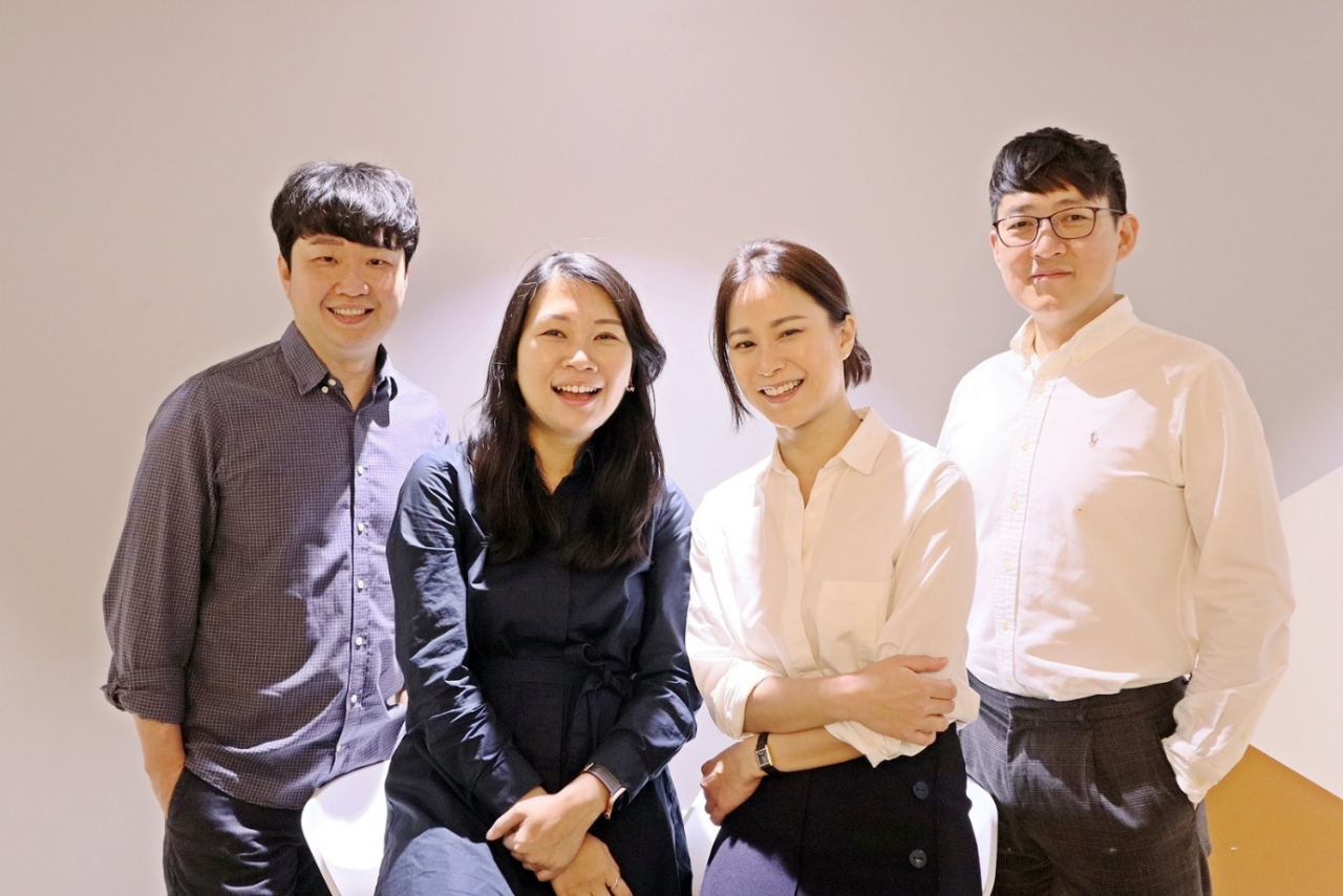 사진은 왼쪽부터 김규홍 CFO, 이재경 VP of HR, 강명희 CMO, 서희 CTO.