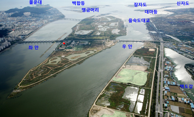낙동강 하구 전경. [부산시 제공]