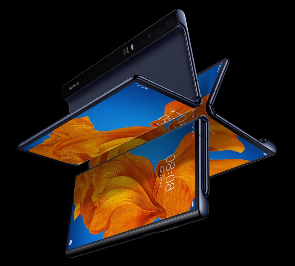 중국 화웨이(Huawei)가 출시한 바깥으로 접는 폴더블폰 ‘메이트Xs(Mate Xs)’. [화웨이 홈페이지]