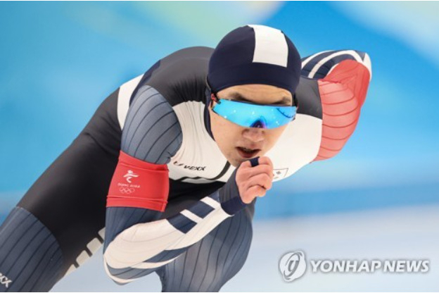 역주하는 차민규[출처: 연합]