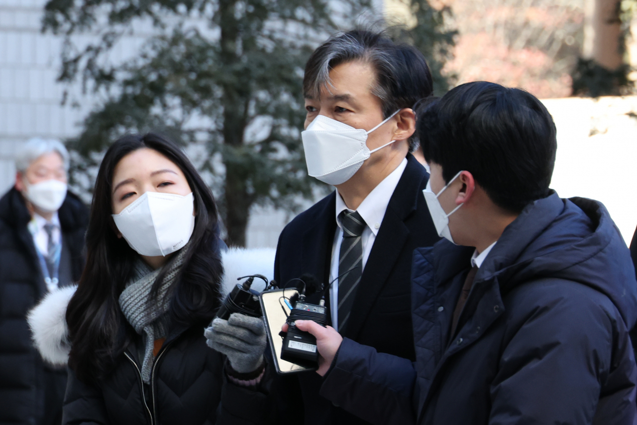 조국 전 법무부 장관.[연합]