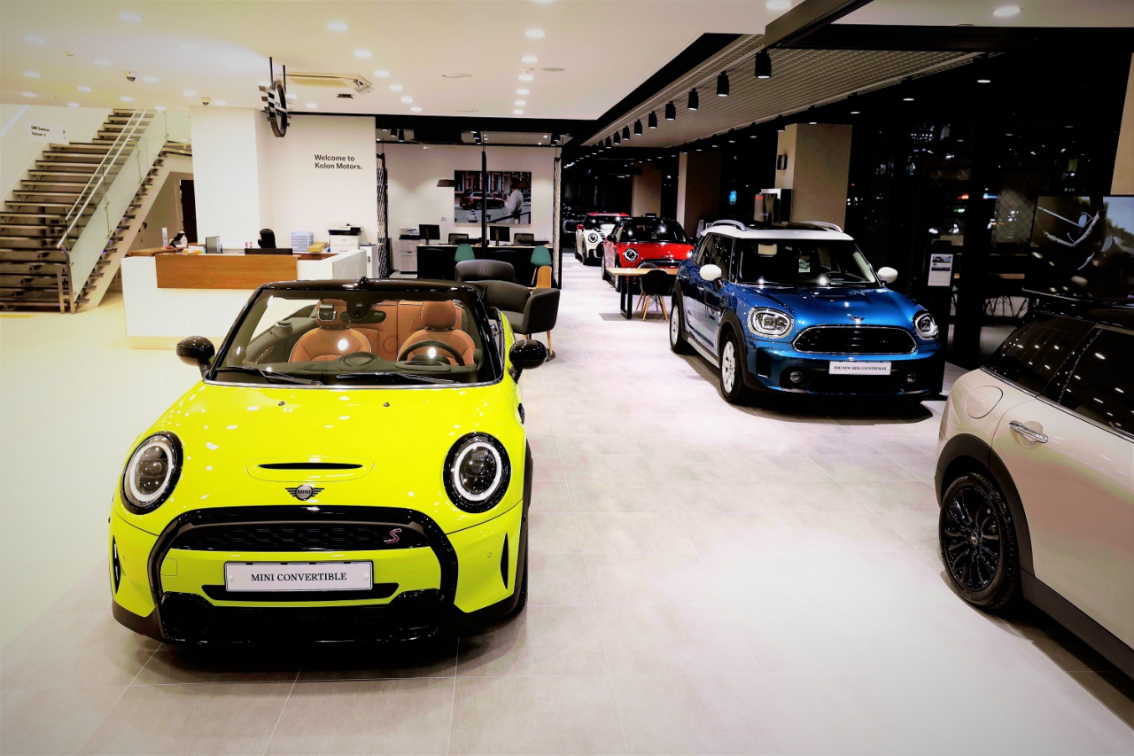 MINI 코오롱 삼성 전시장 리뉴얼 오픈. [BMW 그룹 코리아 제공]
