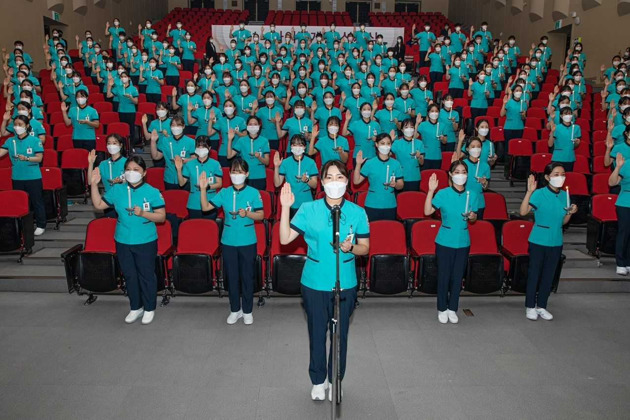 광주대학교는 제62회 간호사 국가시험에 간호학과 학생 110명이 응시해 전원 합격했다