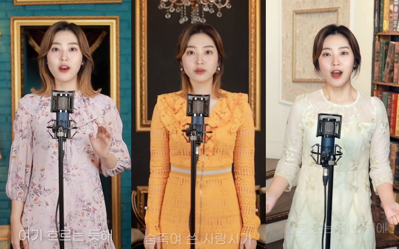 CJ올리브네트웍스 산하 AI연구소가 만든 노래 부르는 가상인간 ‘리원’. [유튜브 ‘CJ올리브네트웍스’ 공식채널]