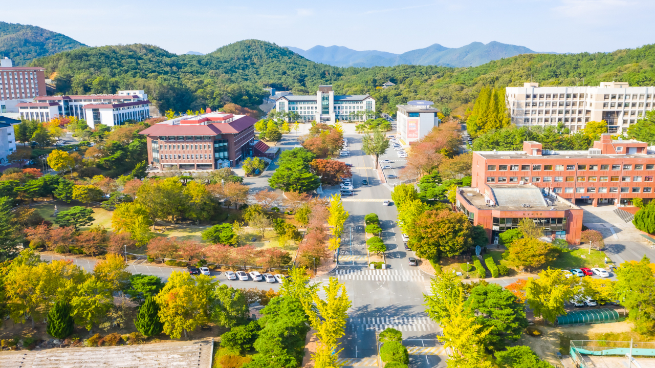 [동국대 경주캠퍼스 전경]