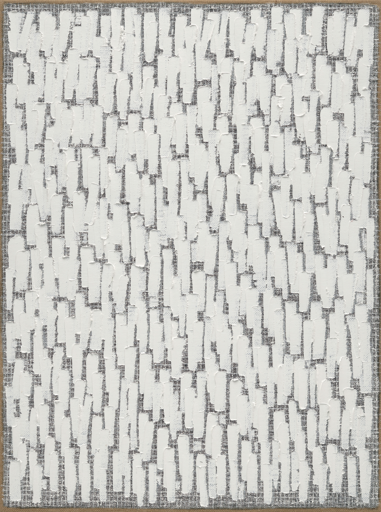 ‘접합 20-99(Conjunction 20-99)’, 2020, Oil on hemp cloth, 130 x 97 cm [국제갤러리 제공]